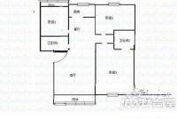 桃源人家3室2厅2卫120㎡户型图