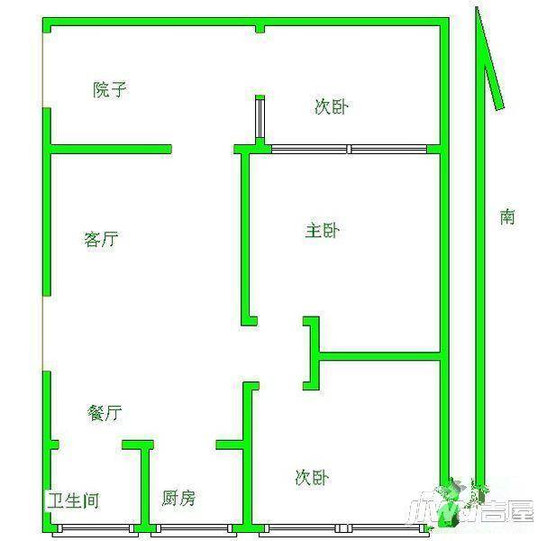 金质家园4室2厅2卫170㎡户型图