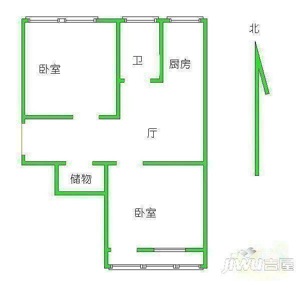 金质家园4室2厅2卫170㎡户型图