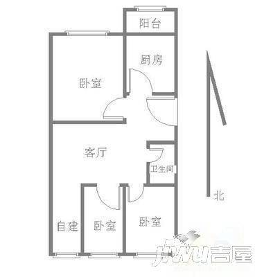 锦华之星3室2厅1卫户型图