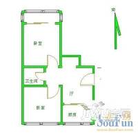 纱厂东路22号2室1厅1卫户型图