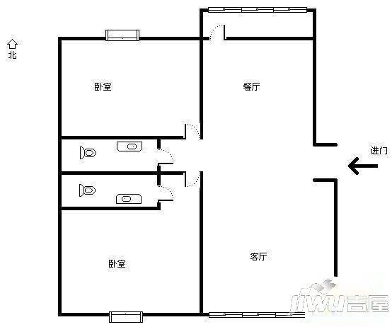 河洛文化渡假村4室2厅2卫166㎡户型图