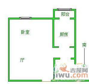 兴龙国际城2室1厅1卫101㎡户型图