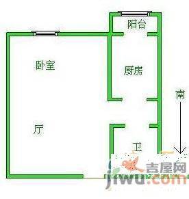 兴龙国际城2室1厅1卫101㎡户型图