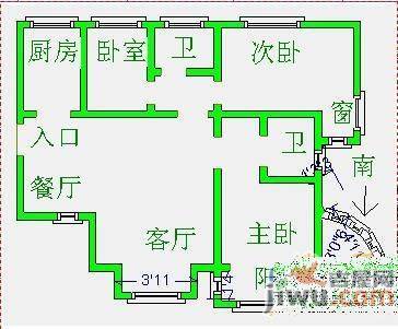 碧海云天1室0厅0卫户型图