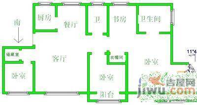 碧海云天1室0厅0卫户型图