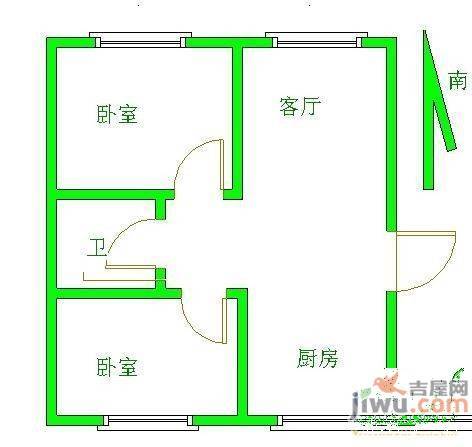 华苑馨居3室2厅2卫132㎡户型图