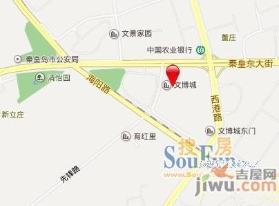 文博城位置交通图1
