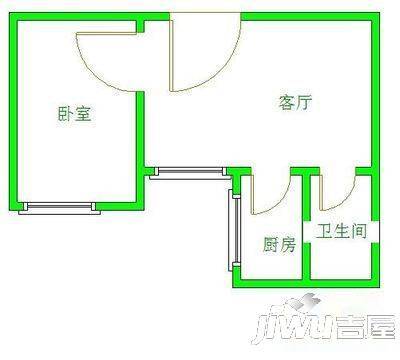 友谊新天地2室1厅1卫72㎡户型图