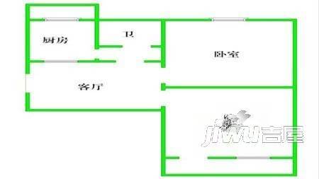 耀华新村1室1厅1卫户型图