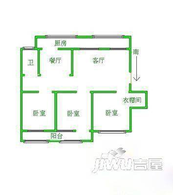 阳光家园3室0厅0卫户型图