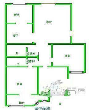 阳光家园3室0厅0卫户型图