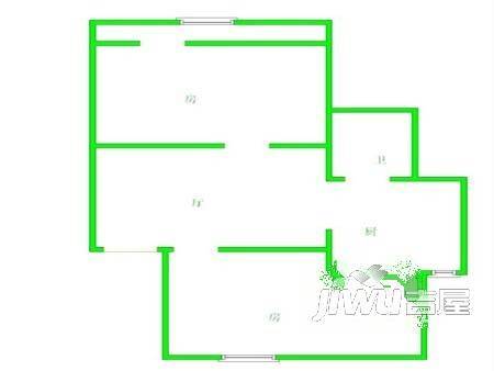 美岭小区1室1厅1卫户型图