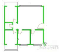 先茂里3室1厅1卫74㎡户型图