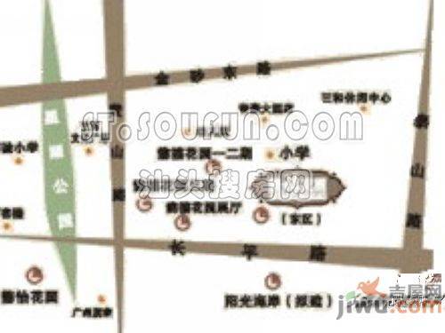 龙禧花园东区位置交通图图片