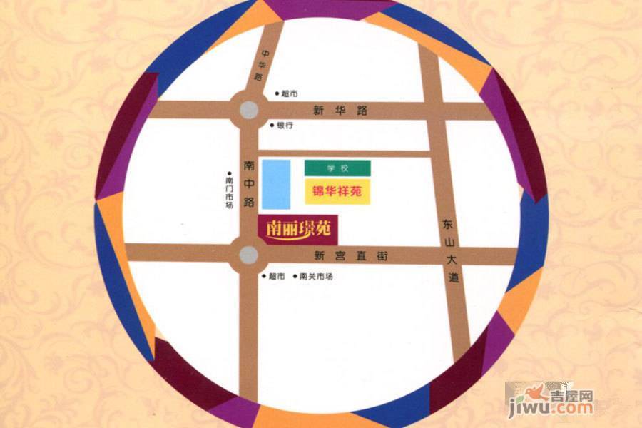南丽璟苑位置交通图图片