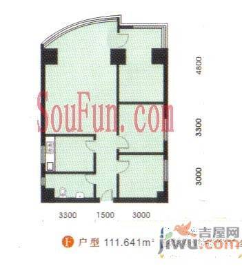 双银大厦普通住宅141.6㎡户型图