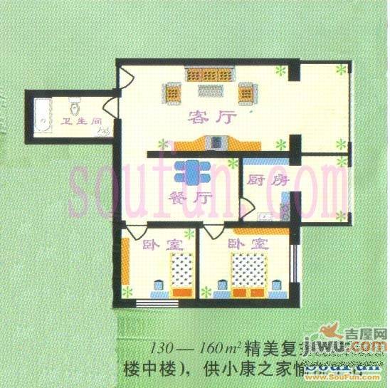 天峰花园3室0厅0卫户型图