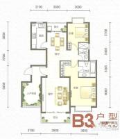 华翔世纪城2室2厅2卫113.2㎡户型图