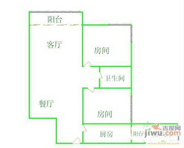 锦绣东庐3室2厅2卫户型图