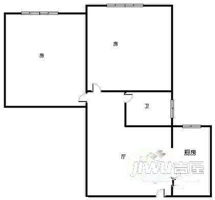 民生家园3室2厅2卫户型图