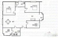 康龙家具广场3室2厅1卫户型图