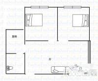 锦苑小区2室1厅1卫户型图