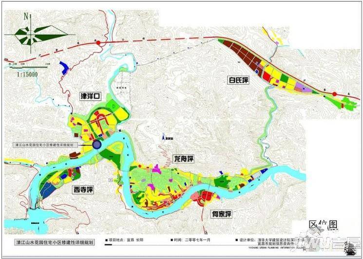 清江山水位置交通图图片