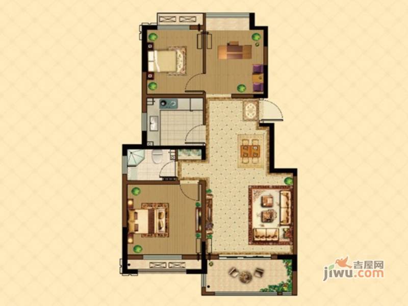 金基林语普通住宅143㎡户型图