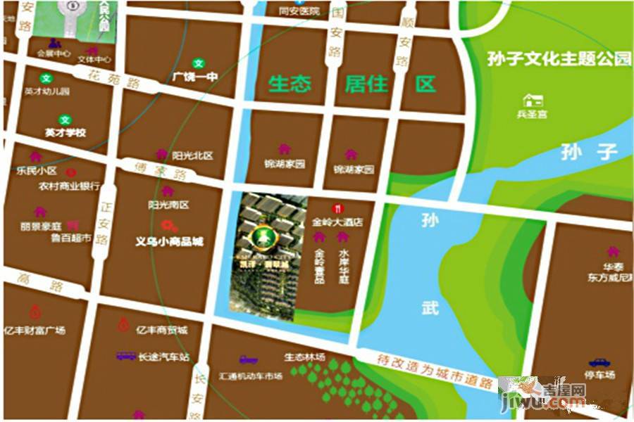 凯泽翡翠城位置交通图图片