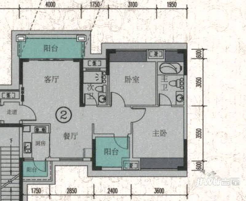 龙光·君悦龙庭普通住宅142㎡户型图