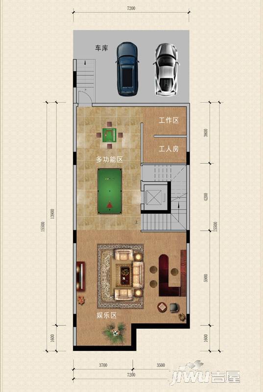 利海半岛城玺普通住宅500㎡户型图