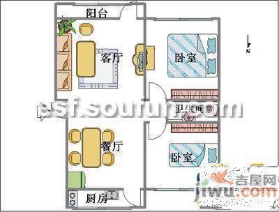 广泰小区2室0厅0卫户型图