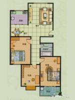 锦宏锦和世家3室2厅1卫118㎡户型图
