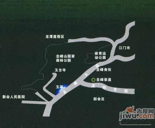 圭峰豪庭位置交通图图片