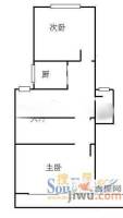 同德园2室2厅1卫户型图