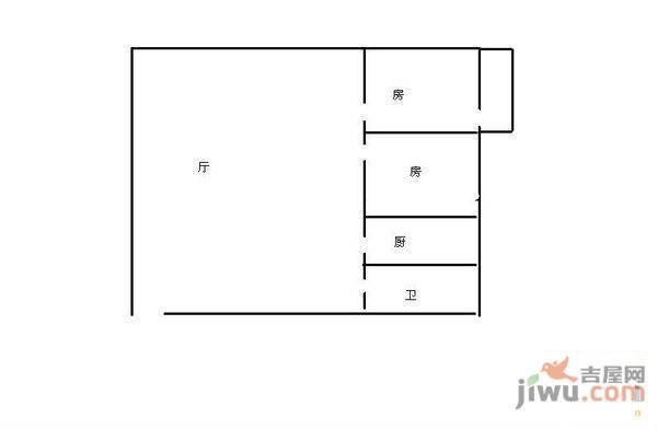 良化新村西3室2厅1卫户型图