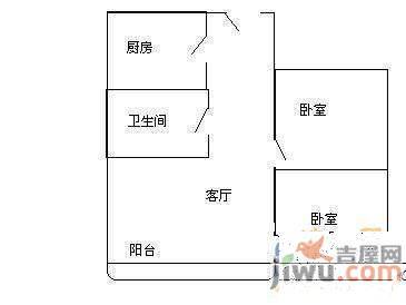 文锦苑3室2厅1卫户型图