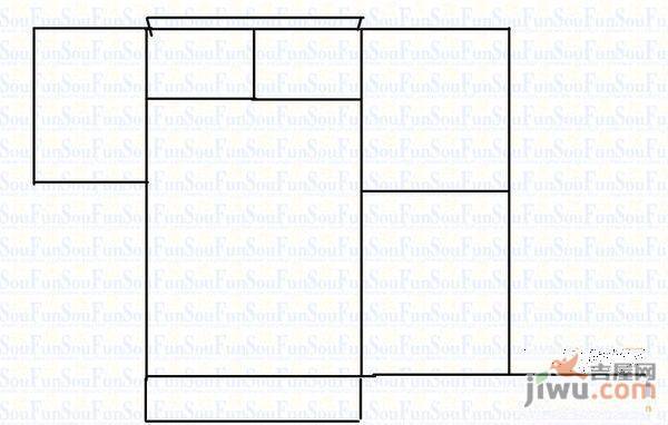 东仓里2室2厅1卫户型图