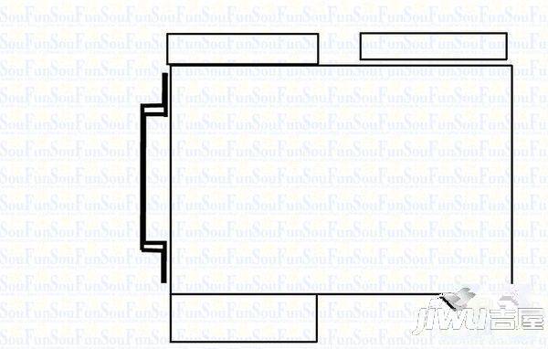 隆华苑2室1厅1卫户型图