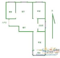 文雅苑2室1厅1卫户型图