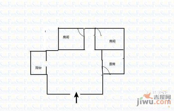 丰盛里2室2厅2卫户型图