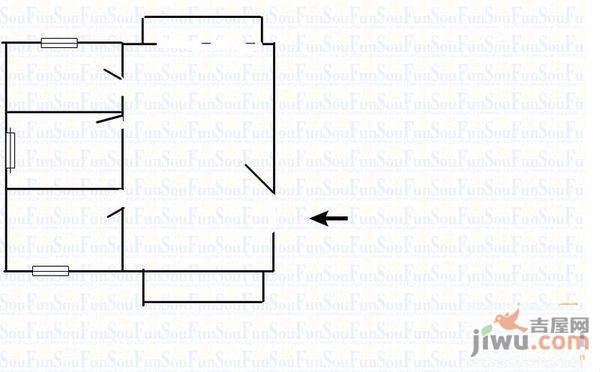 丰盛里2室2厅2卫户型图