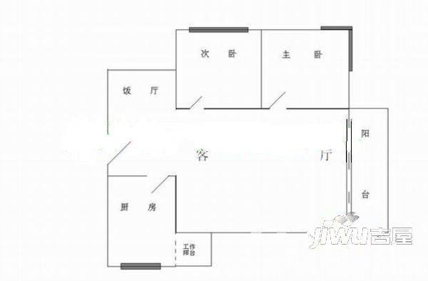 嘉悦豪庭3室2厅2卫户型图