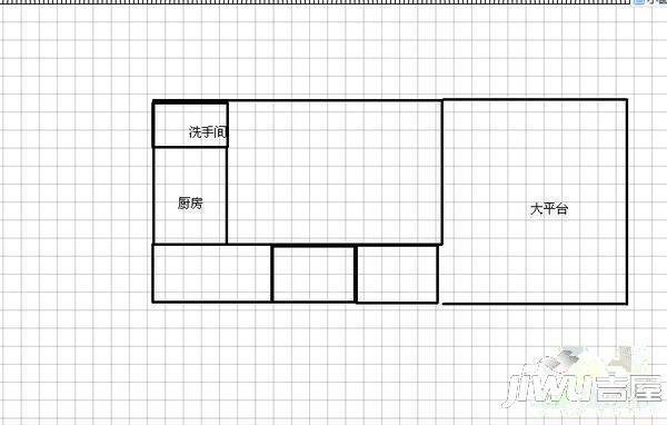 江华小区2室1厅1卫户型图