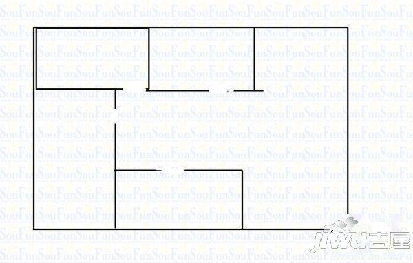 文盛花园2室2厅2卫户型图