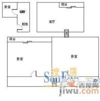 凤翔苑2室1厅1卫户型图