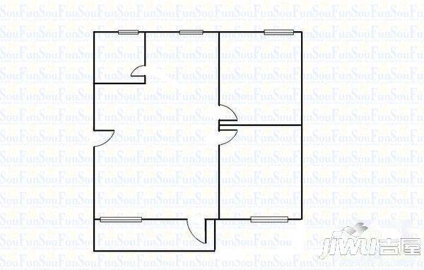 象山新村2室1厅0卫户型图