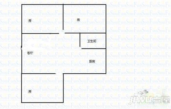 锦绣苑3室2厅2卫户型图