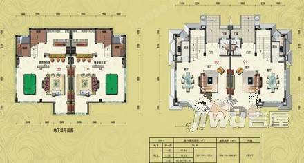 新会碧桂园别墅4室2厅2卫户型图